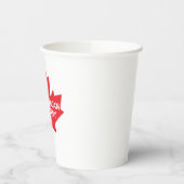 Niet Amerikaans, niet sorry papieren bekers (Links)
