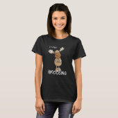 Niet Amoosing Grumpy Moose Pun T-shirt (Voorkant volledig)