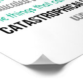 Niet Angstig (standaard fotolijst formaat) Poster (Hoek)