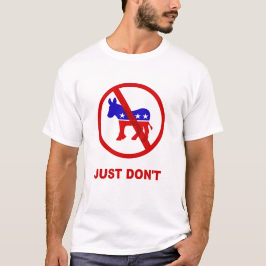 Niet anti-democraat t-shirt (Voorkant)