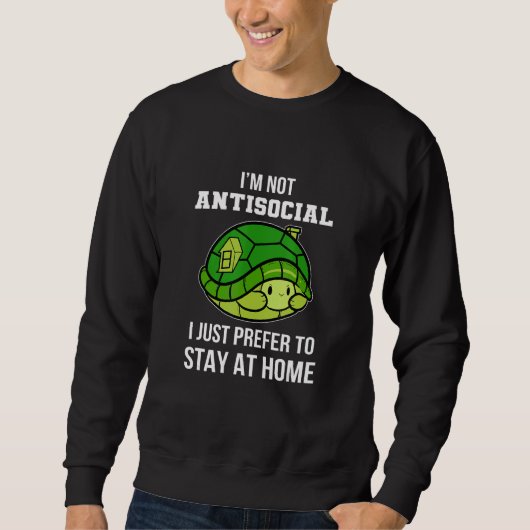 Niet antisociaal antisociaal trui (Voorkant)