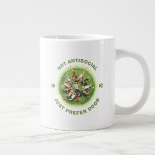 Niet antisociaal - Geef gewoon de voorkeur aan hon Grote Koffiekop