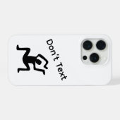 Niet appen iPhone hoesje (Achterkant horizontaal)