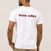 Niet b, a, n8r h8r! t-shirt (Achterkant)