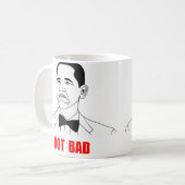 Niet Bad Barack Obama Rage Face Meme Koffiemok (Voorkant links)