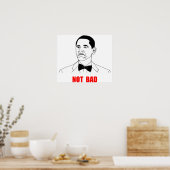 Niet Bad Barack Obama Rage Face Meme Poster (Keuken)