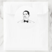 Niet Bad Barack Obama Rage Face Meme Ronde Sticker (Tas)