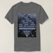Niet bang voor spoken Fasmofobie T-shirt (Design voorkant)