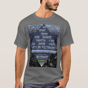 Niet bang voor spoken Fasmofobie T-shirt