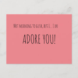 Niet bedoeld om te duwen briefkaart