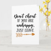 Niet bedriegen als je ongelukkig bent, gewoon wegg kaart (Gele Bloem)