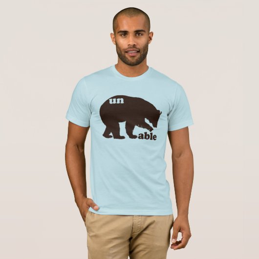 Niet-Beer-Able T-shirt (Voorkant volledig)