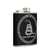 NIET BEHANDELEN OP MIJ WEEFSELontwerp Heupfles (Rechts)