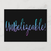 Niet Belizeable! briefkaart (Voorkant)