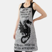 Niet bemoeien met draak schort (Insitu)