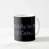 Niet bemoeien met katten koffiemok (Voorkant rechts)