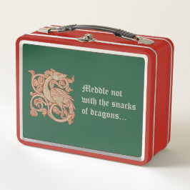 "Niet bemoeien..." Metalen Lunchbox