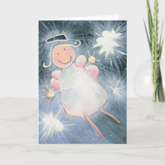 "Niet bent u een Engel" dankt u kaardt Bedankkaart