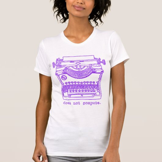 Niet berekenen (Paarse) T-shirt (Voorkant)