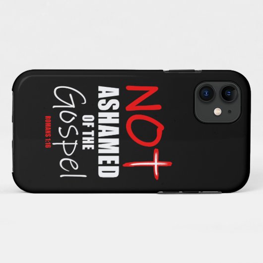 Niet beschaamd Evangelie Jezus Christus Romeinen 1 Case-Mate iPhone Case (Achterkant (horizontaal))