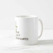 Niet beschaamd koffiemok (Voorkant rechts)