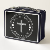 Niet beschaamd voor de Christelijke Bijbelse Verse (Voorkant)