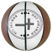 Niet beschaamd voor de Christelijke Bijbelse Verse Basketbal (Verticaal)