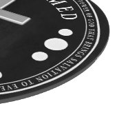 Niet beschaamd voor de Christelijke Bijbelse Verse Snijplank (Hoek)