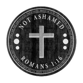 Niet beschaamd voor de Christelijke Bijbelse Verse Snijplank