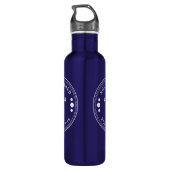 Niet beschaamd voor de Christelijke Bijbelse Verse Waterfles (Achterkant)