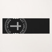 Niet beschaamd voor de Christelijke Bijbelse Verse Yogamat (Achterkant (horizontaal))