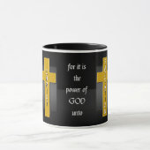 Niet beschaamde Christelijke Bijbelverse koffie Mo Mok (Midden)