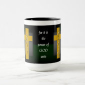 Niet beschaamde Christelijke Bijbelverse koffie Mo Mok (Midden)