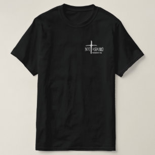 Niet beschaamde Romeinen 1:16 Jezus Christelijk T-shirt