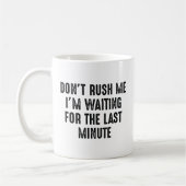 Niet beschieten. koffiemok (Links)