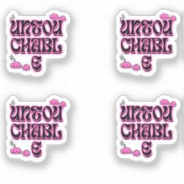 NIET BESCHIKBAAR – Sticker met hoge waarde Baddie-