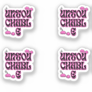 NIET BESCHIKBAAR – Sticker met hoge waarde Baddie-