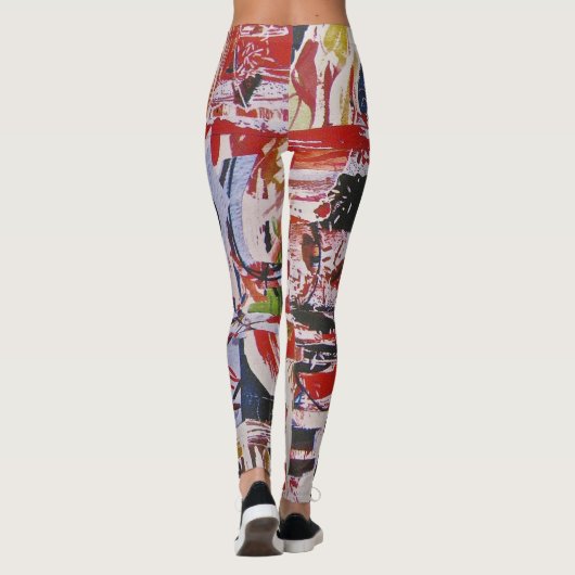 Niet-beslist kleuren, leggings (Achterkant)