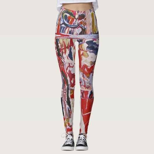 Niet-beslist kleuren, leggings (Voorkant)