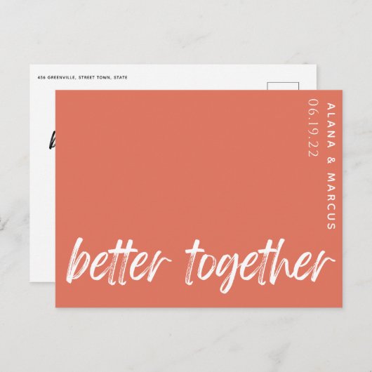 niet beter samen met de foto , maar met de datum t aankondigingskaart (Voorkant / Achterkant)