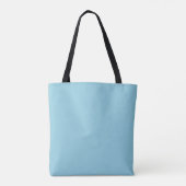 Niet bevriezen omdat het voorbij is tote bag (Achterkant)