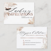 Niet bewerkbaar Visitekaartje voor het verschuiven (Voorkant / Achterkant)