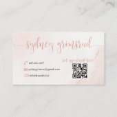 Niet bewerkbare Zazzle-Sjabloon | Aangepast Visitekaartje (Achterkant)