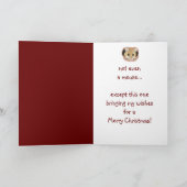 Niet bewoog een Schepsel de Muis van Kerstmis van Feestdagen Kaart (Binnen)