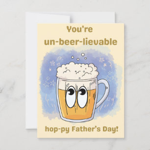 niet-bier-leefbaar - Limited Vaderdag Edition Briefkaart