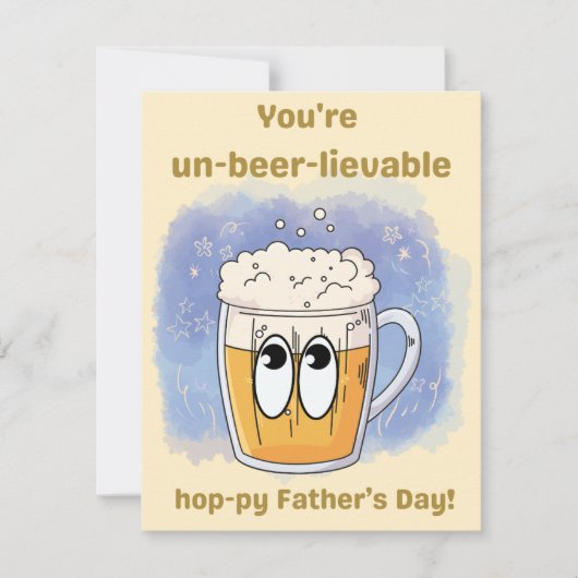 niet-bier-leefbaar - Limited Vaderdag Edition RSVP Kaartje (Voorkant)