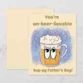 niet-bier-leefbaar - Limited Vaderdag Edition RSVP Kaartje (Voorkant / Achterkant)