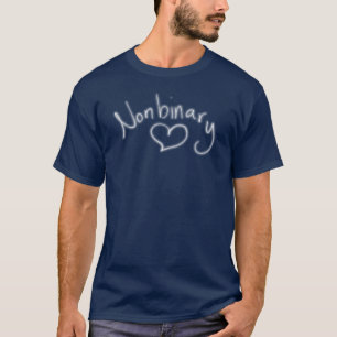 niet - binair <3 t-shirt
