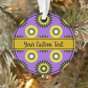 Niet-binair patroon van paarse pride ornament