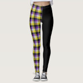 Niet-Binair Tartan Leggings (Voorkant)